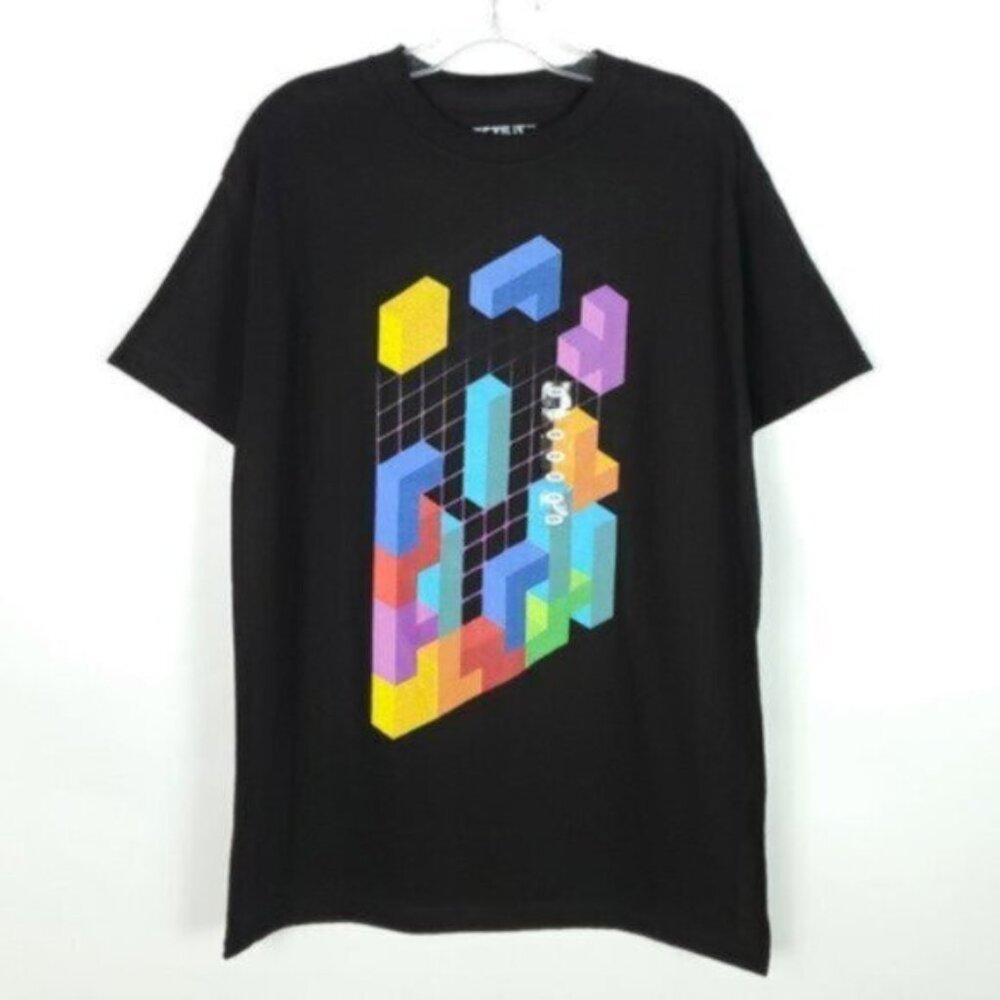 Tetris 3D Gamer Unisex Size Medium T-shirt